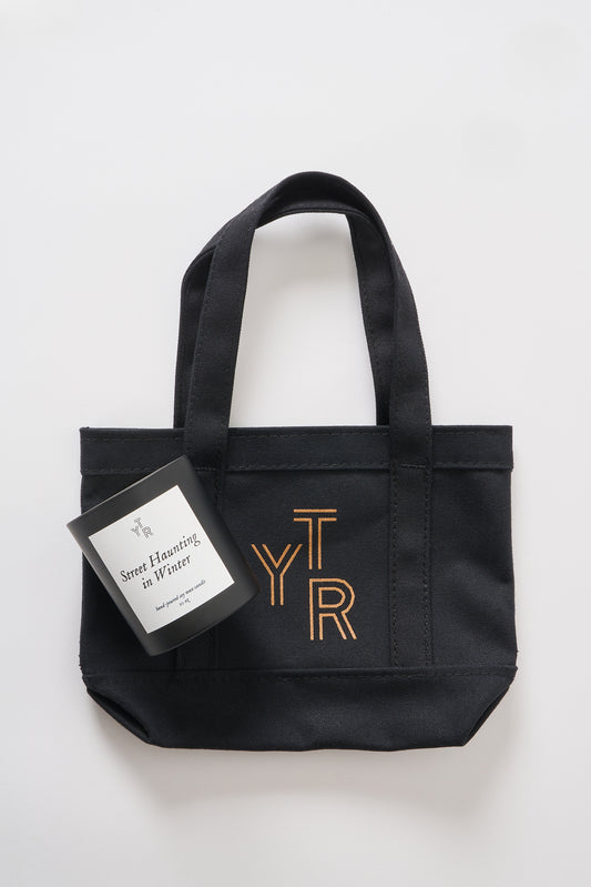Candle + Mini Tote Gift Bundle
