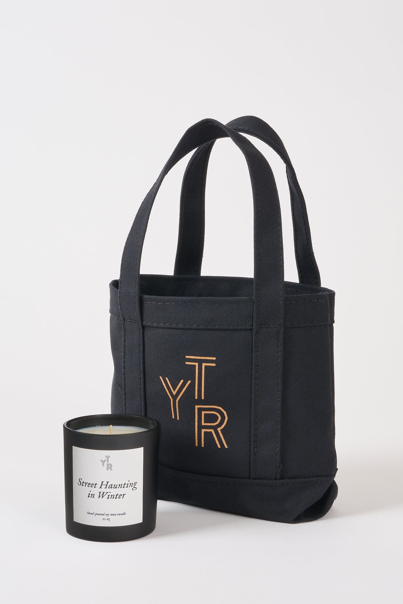 Candle + Mini Tote Gift Bundle