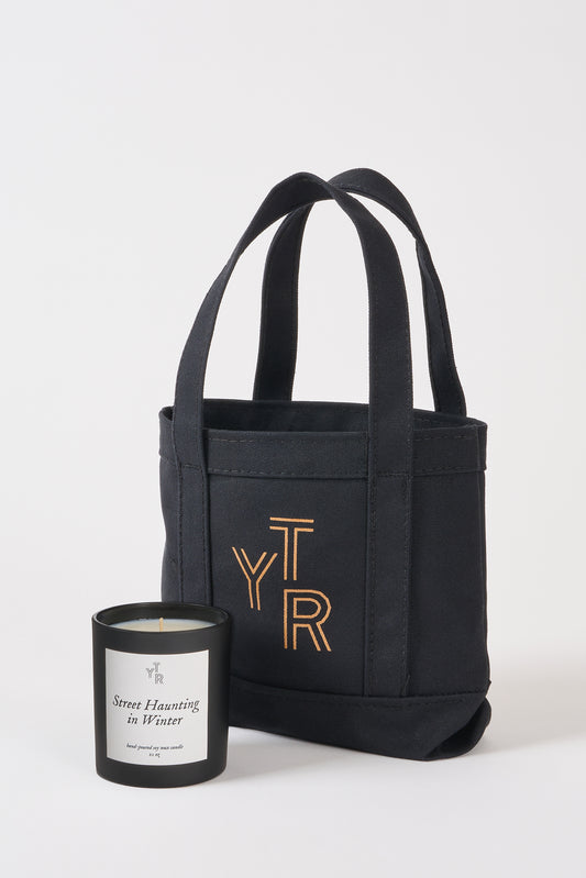 Candle + Mini Tote Gift Bundle